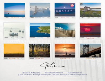 2021 Shoreline Calendar Spread